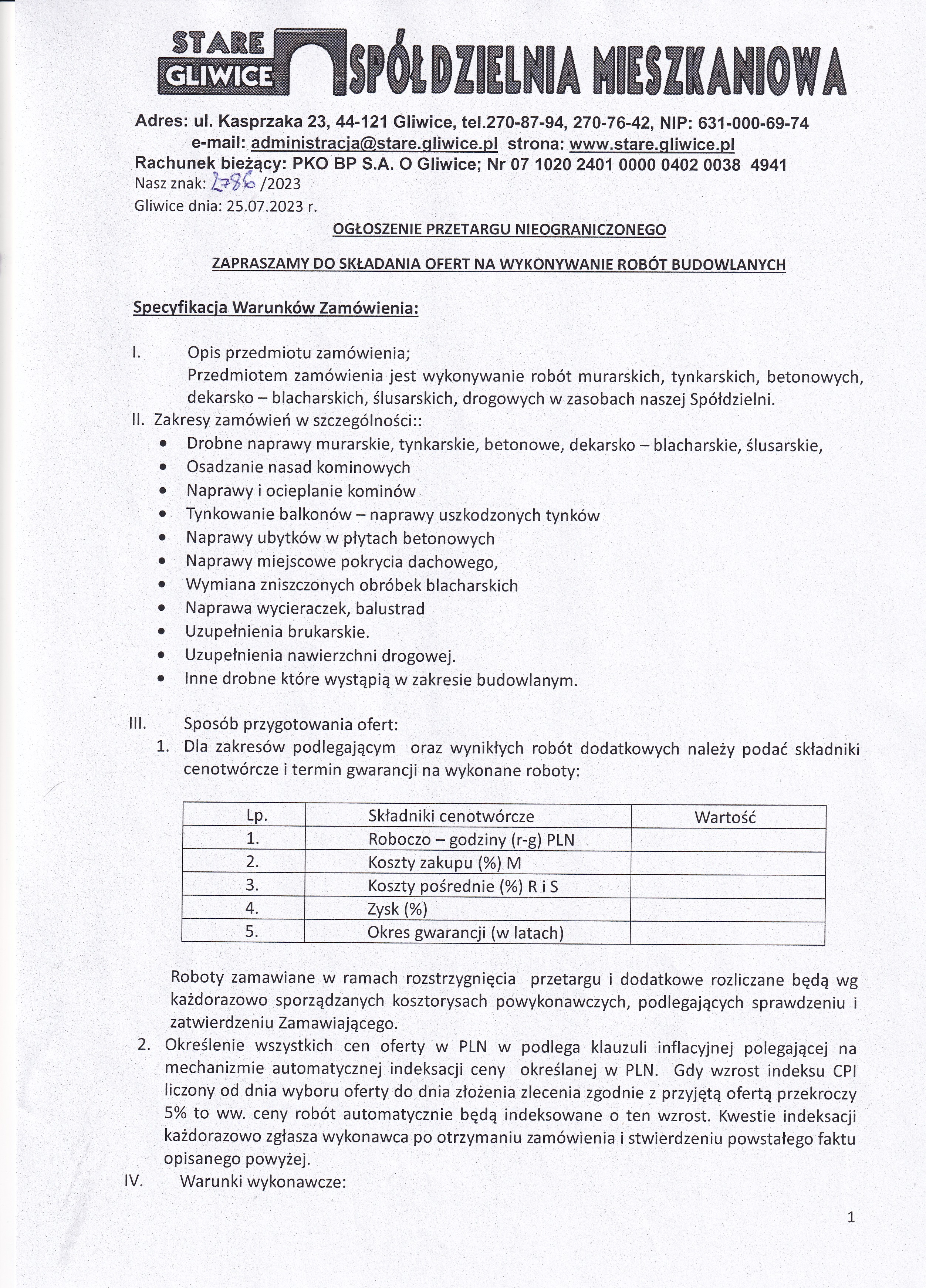 Budowlane powtarzalne 1