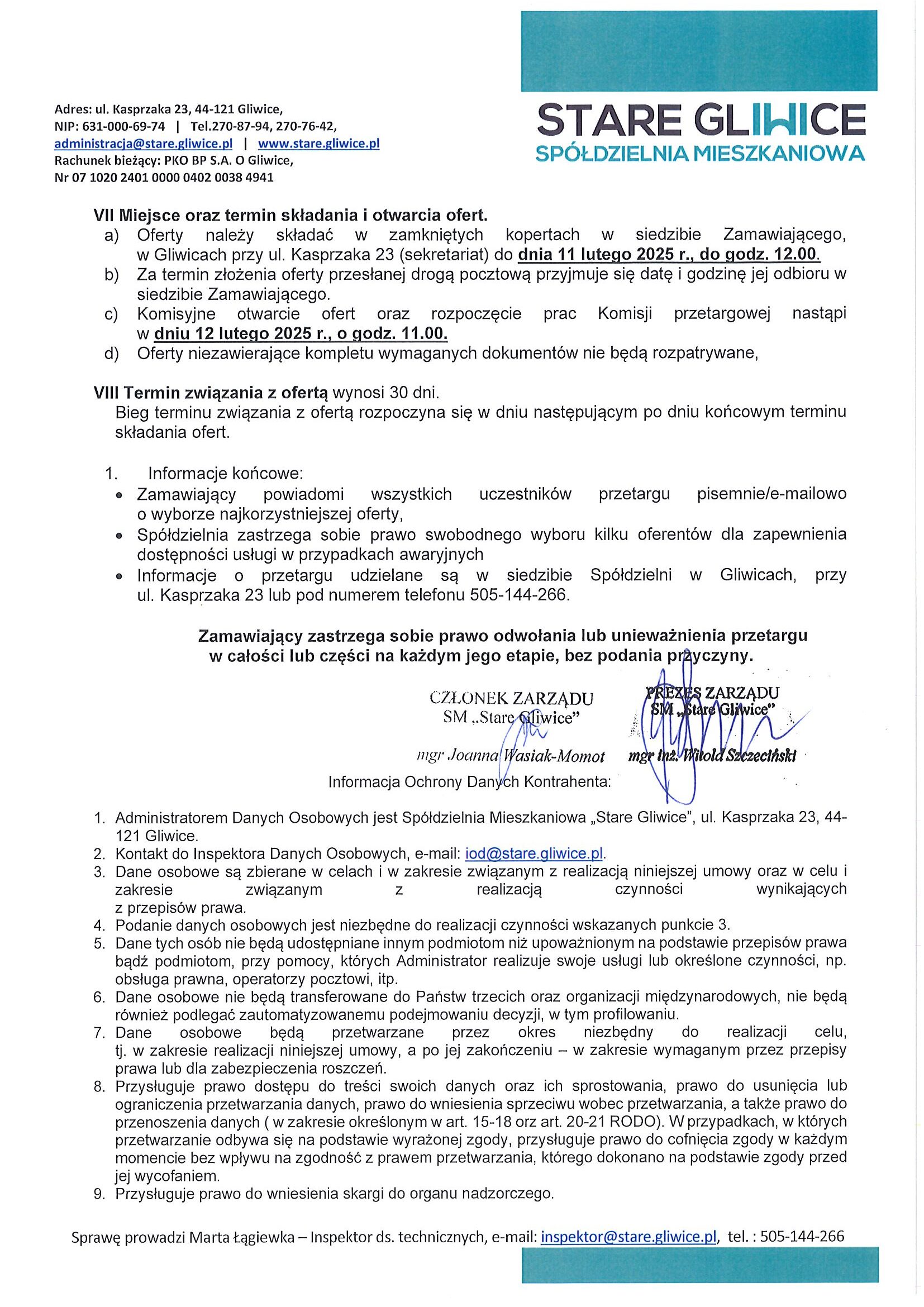 Ogłoszenie 2